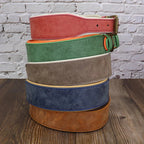 The Wide Luxe Collar - Padded Leather for Large Dogs Fashioned Furbabies