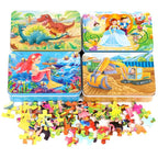 New 60 Pieces Wooden Toys Puzzle Kids Toy Cartoon Animal Wood Toys Puzzles For Child Early Educational Learning Toys for Children - SJB-DIAMOND ELITES