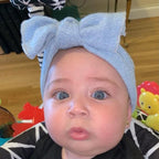Luxury Modern Designer Baby Headband Girl Knitted Hair Accessories Toddler Knotted Turban Newborn Hair Bows Headwrap