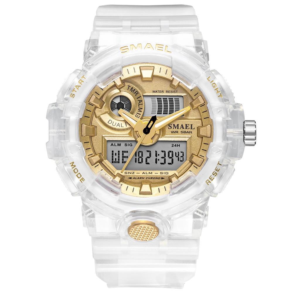 Sport Digital Watch for Men and Woman With Luminous Dual Time Waterproof 5 Bar Modern Men's Military Wristwatch WIth Night Mode - SJB-DIAMOND ELITES