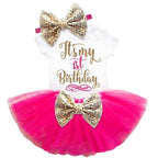 New Trend Dress For Baby Girls First 1st Birthday Baby Clothing Toddler Summer Clothes For Birthday Party