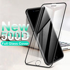 500D Curved Protective Glass For iphone SE 2020 6 6S 7 8 Plus Tempered Glass Film on iPhone X XR 11 Pro XS Max Screen Protector Anti-Fingerprint Tempered Glass Film Full Screen Case Friendly Bubble Free for iPhone Stevvex