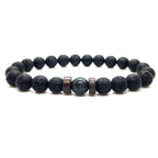 Lava Stone Men Wrist  Bracelet Natural Moonstone Bead Tibetan  Chakra Diffuser Bracelets For Men Jewelry Cool Gifts - SJB-DIAMOND ELITES