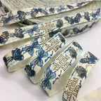 5Y 1.5cm/2.5cm Flowers Printed Cotton Floral Ribbon For Handmade DIY Craft Scrapbook Gift Packing Easter Wedding Christmas Deco Lootquake LLC