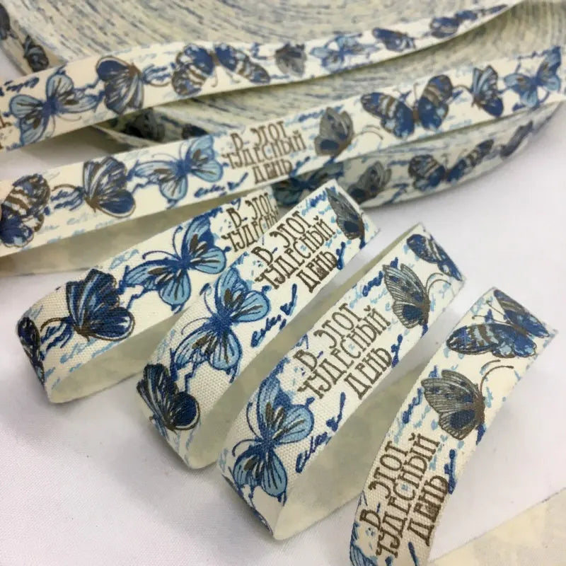 5Y 1.5cm/2.5cm Flowers Printed Cotton Floral Ribbon For Handmade DIY Craft Scrapbook Gift Packing Easter Wedding Christmas Deco Lootquake LLC