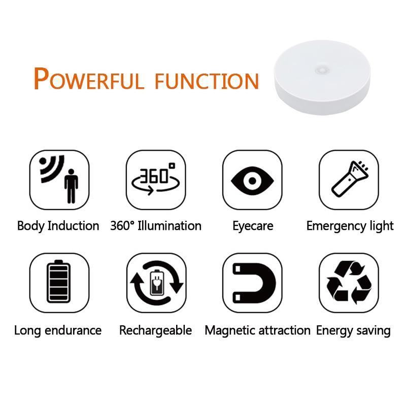 STEVVEX latest 2020 Night Lamps With active Motion Sensors  Warm/White Night Lights easily accessible in home as kids Night Light as for Kitchen/ Cabinet/ Wardrobe with functional purposes - SJB-DIAMOND ELITES