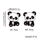 5PCS/SET  Silicone Animal Beads BPA Free Baby Teething Beads Toy For Pacifier Clips New Born Silicone Rodent Tiny Rod Baby Teether For Baby Kids
