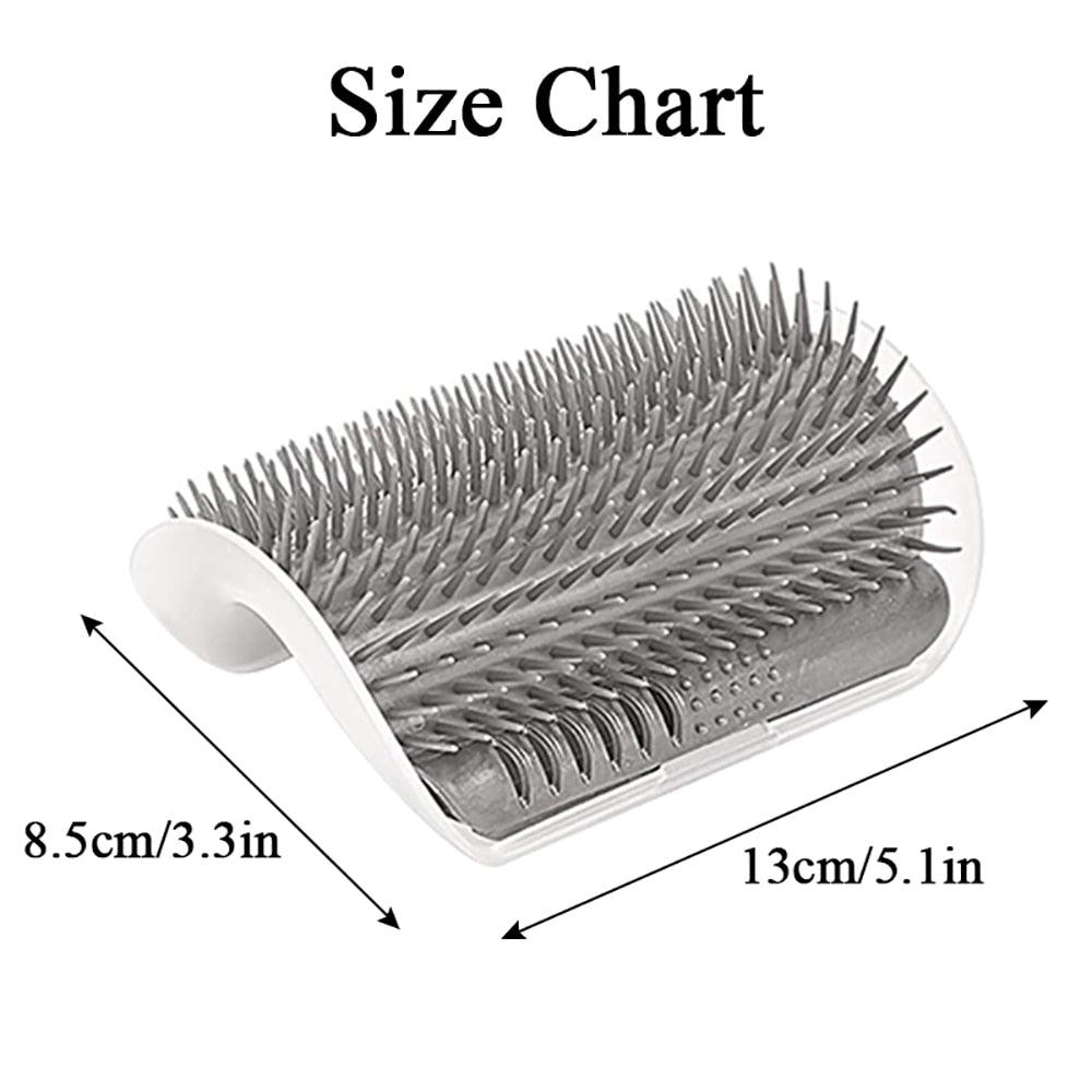 Massager for Cats Pet Products Pets Goods Brush Remove Hair Comb Grooming Table Dogs Care Accessories Things Strip  Soft Cat Massage Brushes Wall Mounted Scraper for Kitten Stevvex