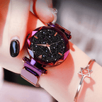 New Luxury Women Watches Ladies Watch Starry Sky Magnetic Waterproof Female Wristwatch For Women and Girls