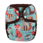 Baby Girl Pink One Size Cloth Diaper Cover Comfortable Nappy With Double Gusset Cartoon Designs Baby Boys Diapers Stevvex