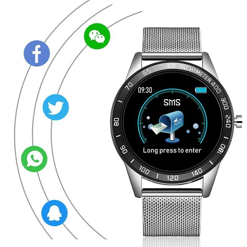 Modern Luxury New Smart Watch For Men and Women LED Color Screen And With Heart Rate Blood Pressure Tracker With  Multi-Function Mode Sport Smartwatch fitness Tracker - SJB-DIAMOND ELITES
