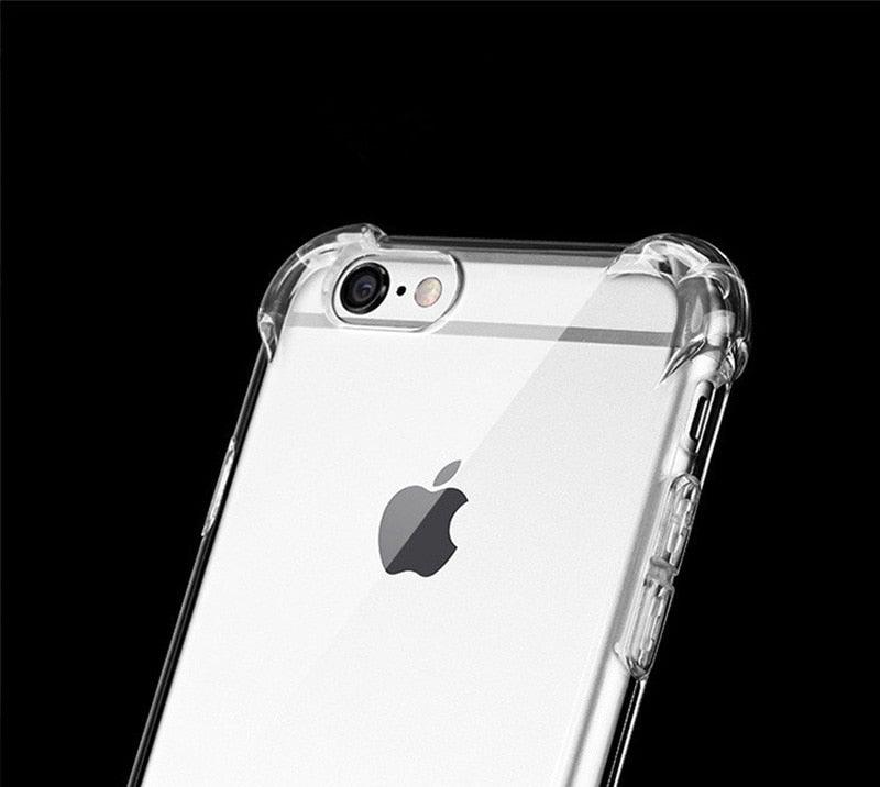 Classic Transparent Clear Soft Shockproof Phone Case Cover For iPhone Simple Phone Cases For iPhone XS 11 Pro MAX 6 6s 7 8 Plus Case Cover Silicone Case iPhone XR X 7 8 6 5 5S  5C Case For iphone Stevvex