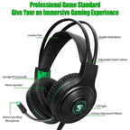 Modern LED STEVVEX Gaming Headphones USB 3.5mm USB Wired Game Headset Professional Earphones with Mic Voice Control for Laptop Computer and Gaming  (3.5mm Plug) - SJB-DIAMOND ELITES