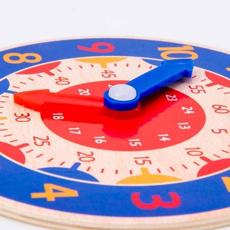 Popular Educational Wooden Clock Toys Hour Minute Second Cognition Colorful Clocks Early Learning Kids Education Toys for Children - SJB-DIAMOND ELITES