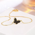 New Modern Fashion Gold Bracelet For Girl Elegant 925 Silver Jewelry Butterfly Shaped Bracelets Luxury For Female Wedding Party Ornament - SJB-DIAMOND ELITES