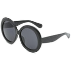 Luxury Round Oversized Big Frame Oval Vintage Elegant Woman Sunglasses  Oculos De Sol Gafas - SJB-DIAMOND ELITES