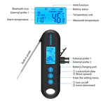 INKBIRD Digital Meat Thermometer With 2 External Probes IHT-2PB Backlight Display 2 Sec Instant Readout Bluetooth Rechargeable Lootquake LLC