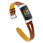 Fitbit Charge 5 6 Leather Band - Stylish Durable Accessory - SJB-DIAMOND ELITES