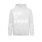 Made To Worship Psalm 95 1 Faith Based Christian Hoodie Print Mens Sweatshirts Plain Long Sleeve Hoodies Hip Hop Sportswears Lootquake LLC