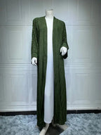 Ramadan Eid Mubarak Kaftan Robe Kimono Femme Musulmane Open Abaya Dubai Turkey Islam Muslim Long Dress For Women Pakistan Caftan