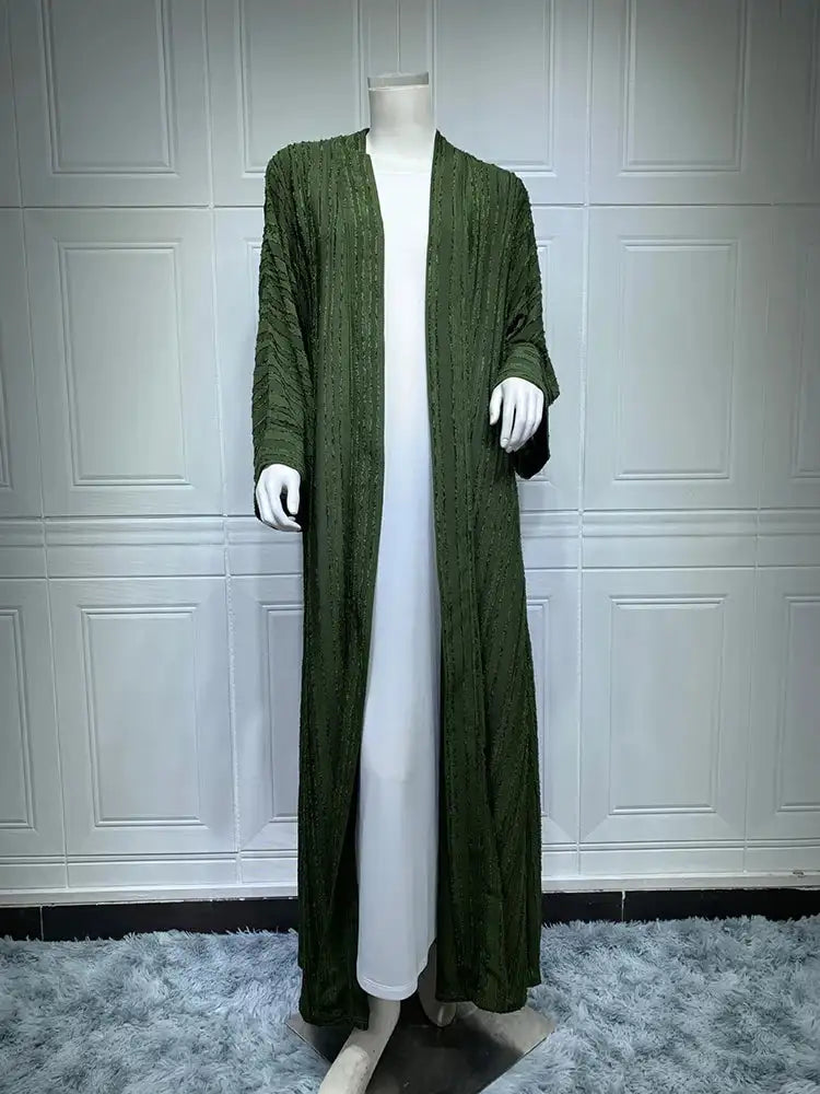 Ramadan Eid Mubarak Kaftan Robe Kimono Femme Musulmane Open Abaya Dubai Turkey Islam Muslim Long Dress For Women Pakistan Caftan