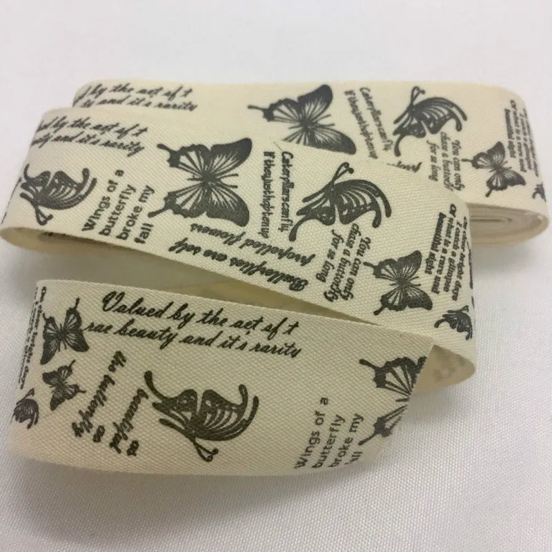 5Y 1.5cm/2.5cm Flowers Printed Cotton Floral Ribbon For Handmade DIY Craft Scrapbook Gift Packing Easter Wedding Christmas Deco Lootquake LLC