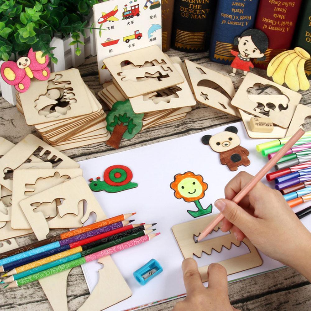 100Pcs Baby Toys Drawing Toys Coloring Board Children Creative Doodles Early Learning Education Toy Boy Girl Learn Drawing Tools - SJB-DIAMOND ELITES