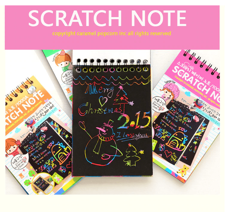 Kids Drawing Toys Scratch Paintings Magic Art Drawings Baby Educational Magic Books Child Birthday Gifts - SJB-DIAMOND ELITES