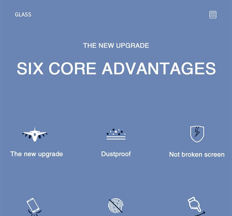20000D Curved Full Cover Glass On For iPhone 12 Mini 11 12 Pro X XR XS Max SE 6 6S 7 8 Plus Tempered Glass Film Screen Protector Tempered Glass Protective Film HD Clear Screen Glass For iPhone Stevvex