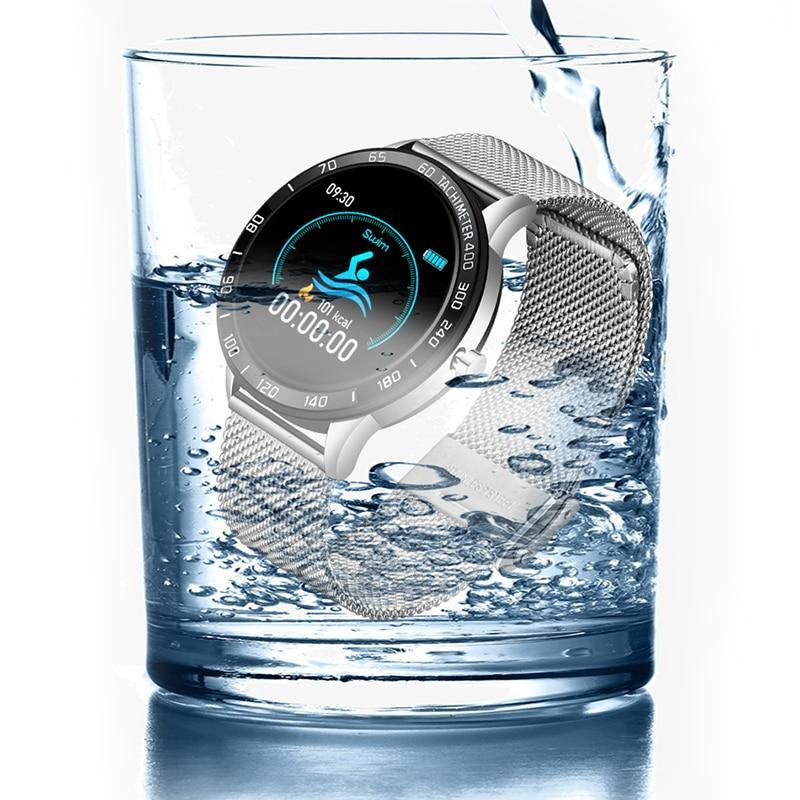 Modern Luxury New Smart Watch For Men and Women LED Color Screen And With Heart Rate Blood Pressure Tracker With  Multi-Function Mode Sport Smartwatch fitness Tracker - SJB-DIAMOND ELITES
