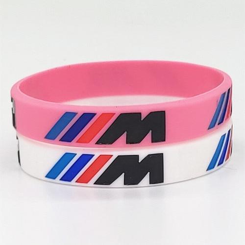 Hologram Bracelet ///M Sport M Power Black White Silicone Wristband Bangle for Auto Club Fans M3 M5 M6 3/5/7 Series - SJB-DIAMOND ELITES