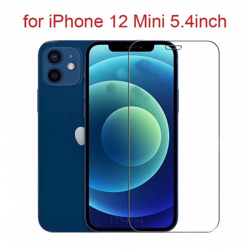 10 Pieces Tempered Glass For iPhone 11 Pro Max 6 6s 7 8 Plus 5 5s SE 2020 Screen Protector Film For iPhone 12 Pro X XS Max XR 4s Shatterproof Tempered Glass for iPhone Stevvex