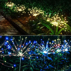 Modern Garden Luxury LED Solar Waterproof Lamp In Shape Of Tree Fireworks With Copper Wires - SJB-DIAMOND ELITES