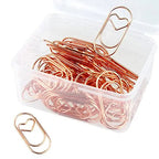 TUTU big Heart Paper Clips Large Cute Paperclips Funny Stainless Steel Fancy Paper Clips Shapes Office Supplies 50Pcs H0599 Lootquake LLC