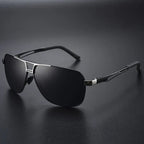 Top Quality Square Retro Photochromic Aluminum Sunglasses Men Polarized Driving Women Sun Glasses For Men Brown Oculos de sol