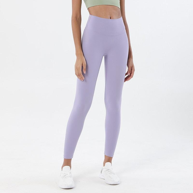 New Yoga Pants Women Leggings Fitness Girl Soft Pants Tight High Waist Women's Sports Pants Yoga Pants Leggings Workout Pants With Pocket Stretchable Sports Fitness Running Pants For Women & Girls Stevvex