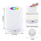 Smart USB Bedside LED Table Lamp Friendship Creative Bed Desk Light for Baby Bedroom Bedside Lamps Night Light Xmas Gift - SJB-DIAMOND ELITES