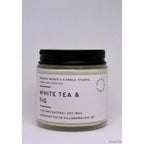 TD Soy Wax Scented Candle in White Tea & Fig Flavor Available in 5 Size Options Lootquake LLC