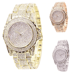 Fashion Watch Women Luxury  Round Quartz Watch Wrist Watches for Women Shiny Gold Sliver Watches  Wrist Watch For Ladies Gift