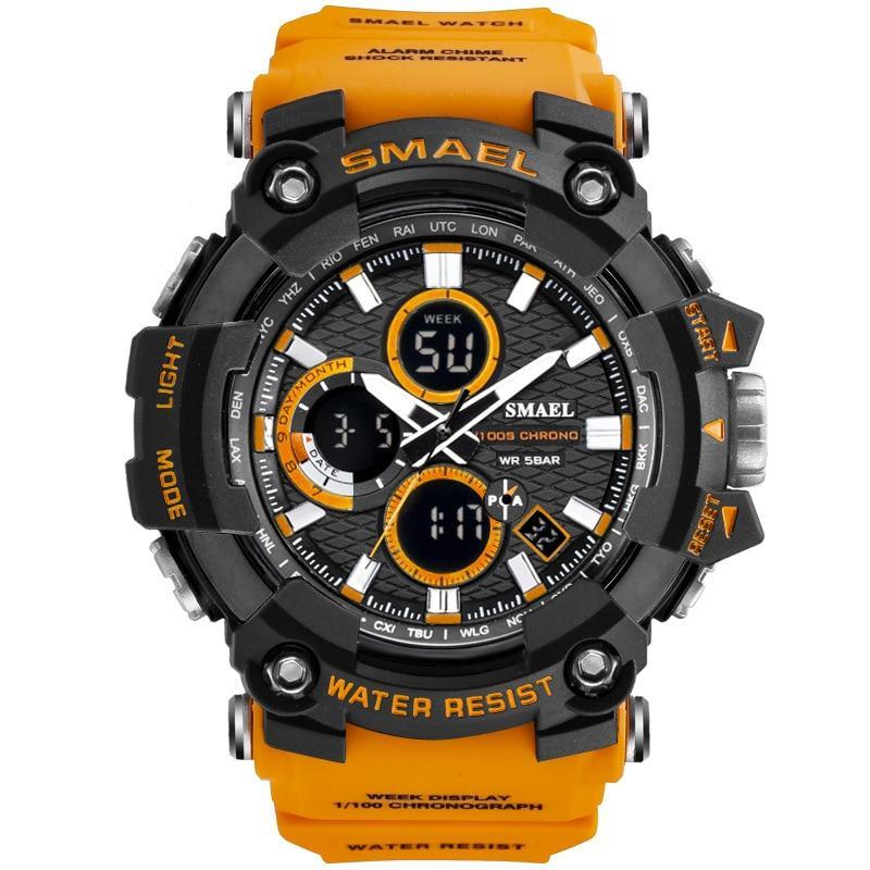 Men's  Sports Watches Top Brand Luxury Military Quartz Watch Men Waterproof 50M Shock  Digital Whats Relogio Masculino - SJB-DIAMOND ELITES
