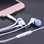 STEVVEX Headphones wired Earphone E18 Adjustable volume pause/play For   mobiles  earbuds wire Headset for smartphone - SJB-DIAMOND ELITES