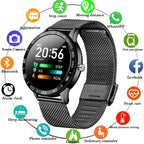 Modern Luxury New Smart Watch For Men and Women LED Color Screen And With Heart Rate Blood Pressure Tracker With  Multi-Function Mode Sport Smartwatch fitness Tracker - SJB-DIAMOND ELITES