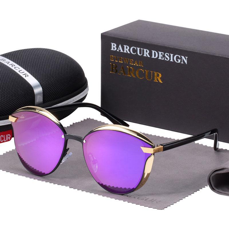 Luxury New Fashion Polarized Women Round Rimeless Popular Retro Classic Sunglasses Ladies lunette de soleil femme - SJB-DIAMOND ELITES