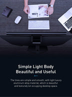STEVVEX Screenbar LED Desk Lamp PC Computer Laptop Screen Bar Hanging Light Table Lamp Office Study Reading Light For LCD Monitor (Black) - SJB-DIAMOND ELITES