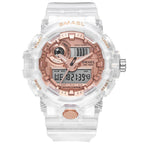 Sport Digital Watch for Men and Woman With Luminous Dual Time Waterproof 5 Bar Modern Men's Military Wristwatch WIth Night Mode - SJB-DIAMOND ELITES