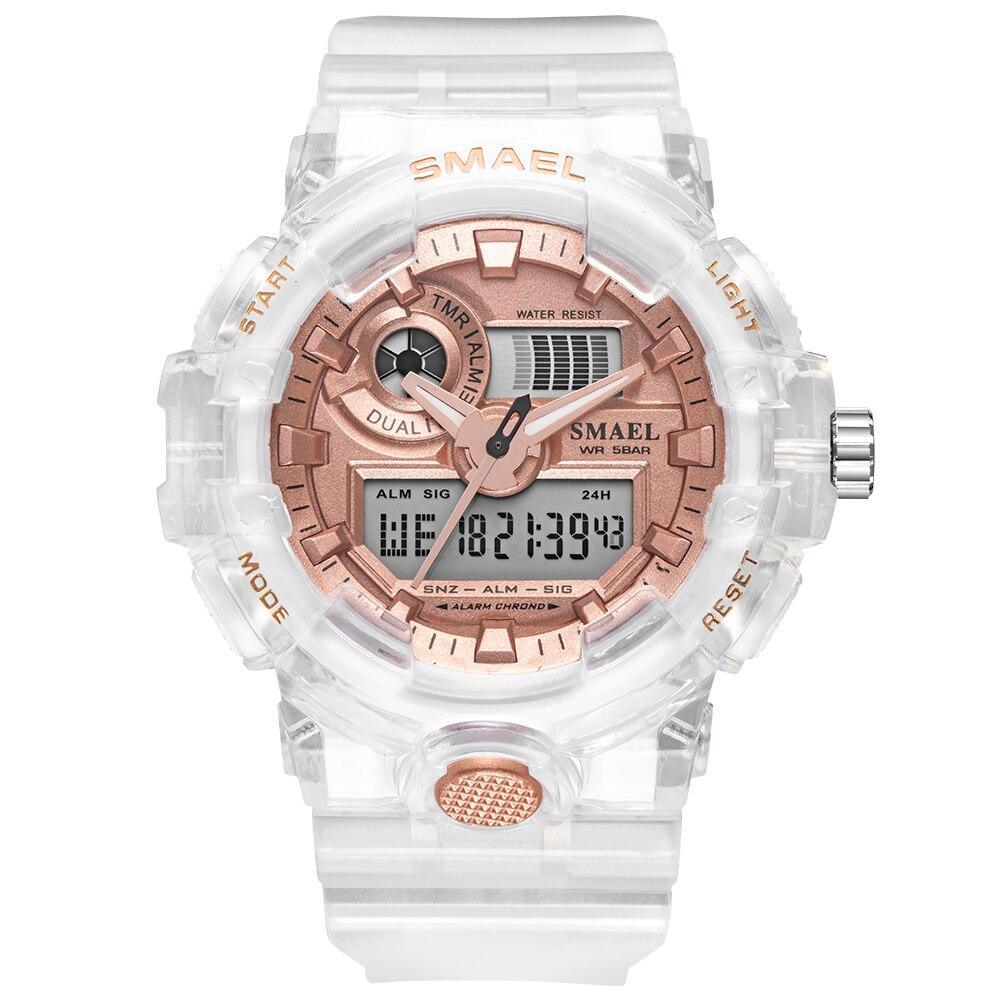 Sport Digital Watch for Men and Woman With Luminous Dual Time Waterproof 5 Bar Modern Men's Military Wristwatch WIth Night Mode - SJB-DIAMOND ELITES