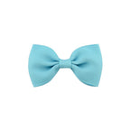Colorful Mini Bow Tie Hair Clip Small Sweet Solid Ribbon Bow Safety Hair Clips Hairpins Baby Girl Hair Accessories