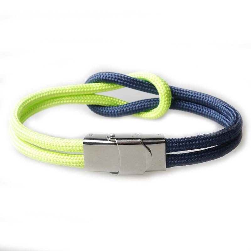 New Elegant Fashion Multi-Layer Concentric Modern Knot Rope Men Anchor Luxury Bracelet Charm Fine Bracelets For Women Fold Over Clasp Navy Style Jewelry - SJB-DIAMOND ELITES
