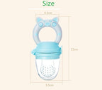 Silicone Baby Pacifier Feeder Cartoon Animal Infant Nipple Holder Newborn Fruit pacifier Tetine Silicona Nipple Bit