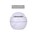 Ultrasonic Air Humidifier Wood Essential Aroma Oil Diffuser With LED Light Electric Aromatherapy Mist Maker